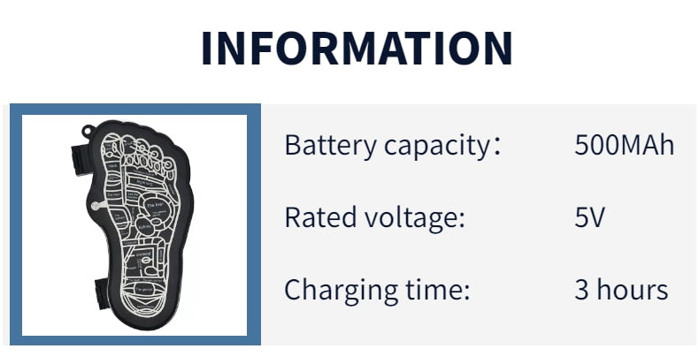 مدلك القدم الكهربائي بتقنية EMS | تخفيف آلام القدمين - Tapis de Massage Pieds Électrique EMS | Physiothérapie & Soulagement
