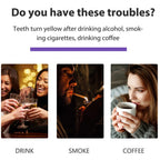 معجون أسنان بنفسجي لتبييض الأسنان ومصحح اللون 50 مل - يزيل البقع وينعش النفس - Dentifrice Blanchissant Violet Correcteur de Couleur 50ml - Élimine Taches & Rafraîchit l'Haleine