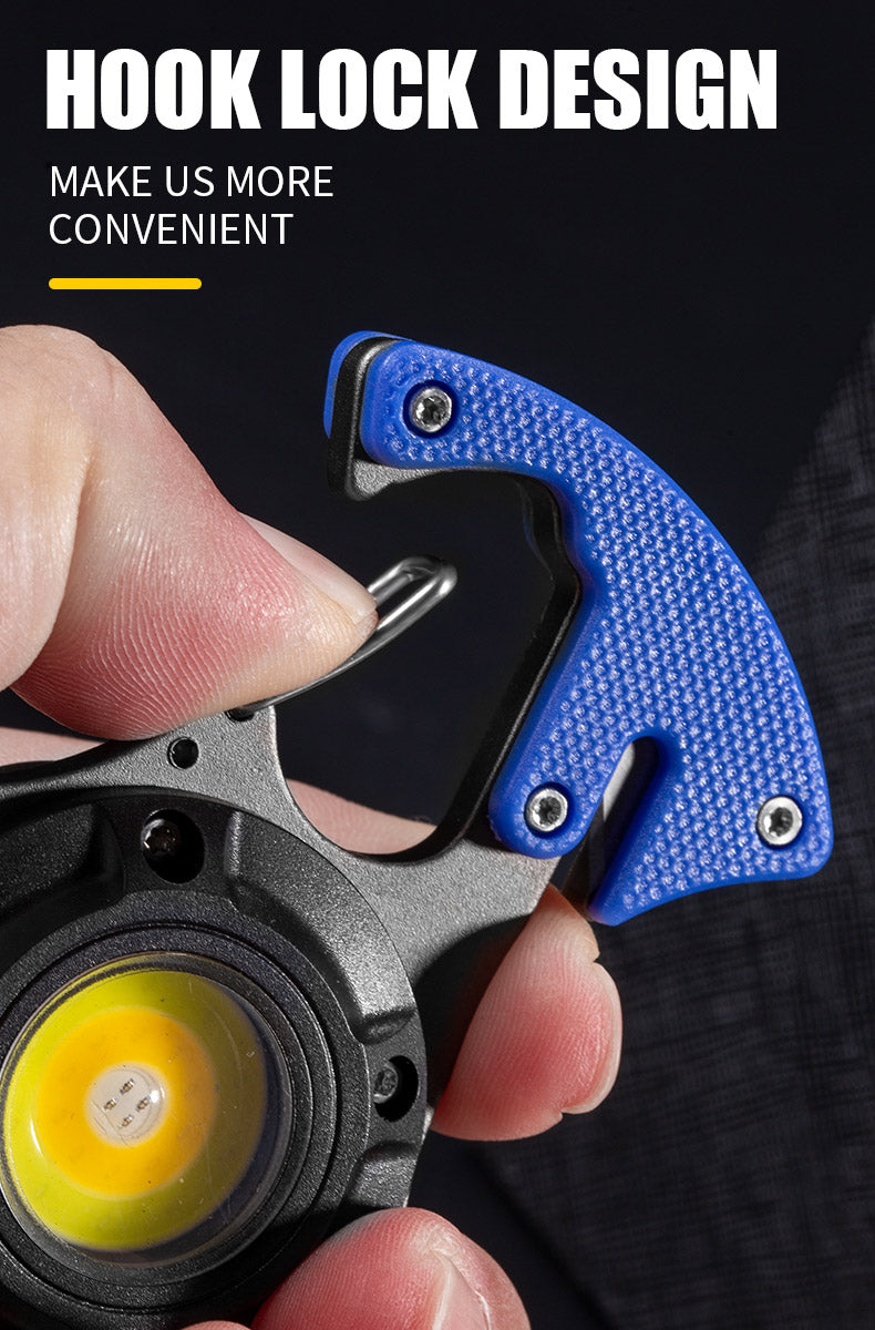 مصباح يدوي LED متعدد الوظائف مقاوم للماء قابل لإعادة الشحن | Quickdz Shop - Lampe de Poche LED Multifonctionnelle Étanche Rechargeable | Quickdz Shop