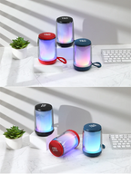 T&G Haut-parleur Bluetooth 5.3 à pulsation d'ambiance LED RGB