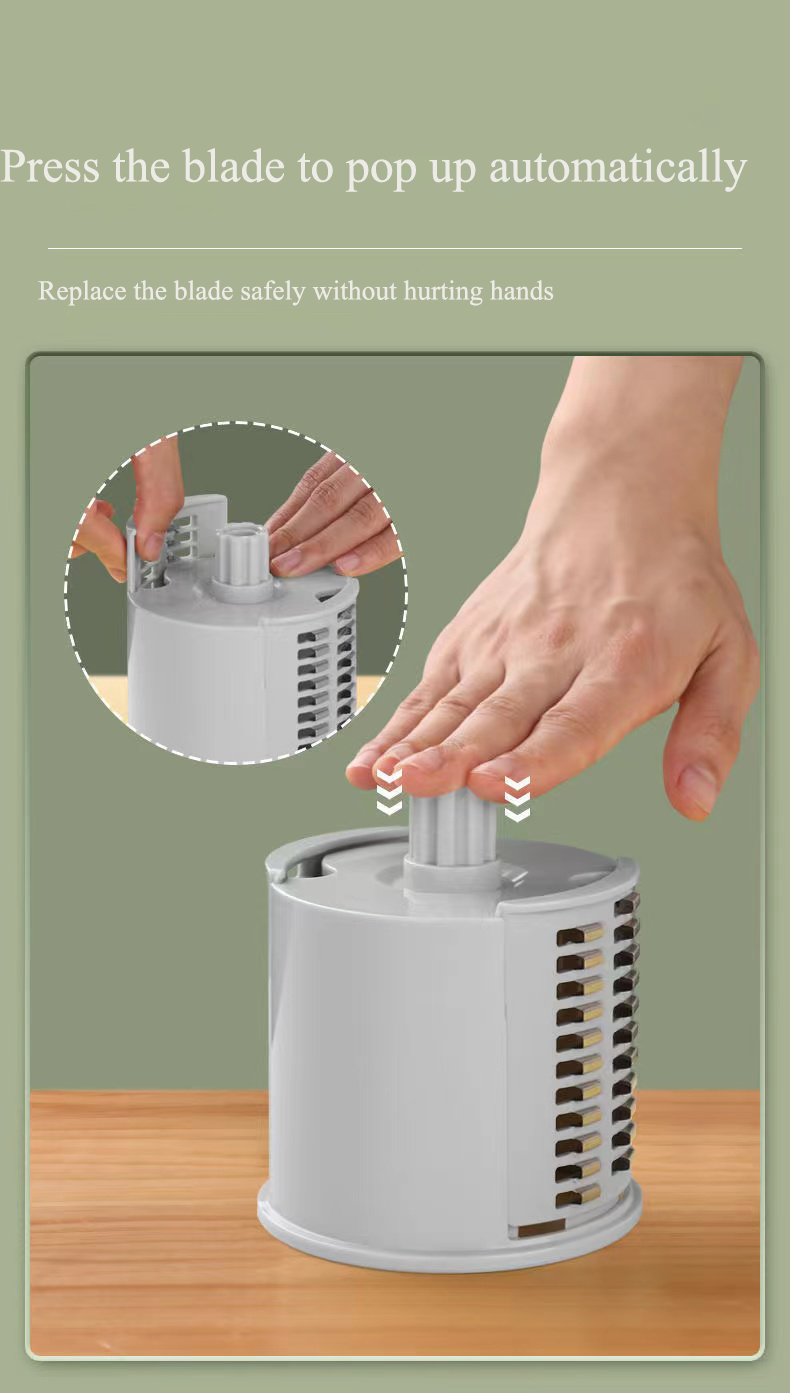 مفرمة خضروات يدوية متعددة الوظائف - Trancheuse à légumes multifonctionnelle manuelle