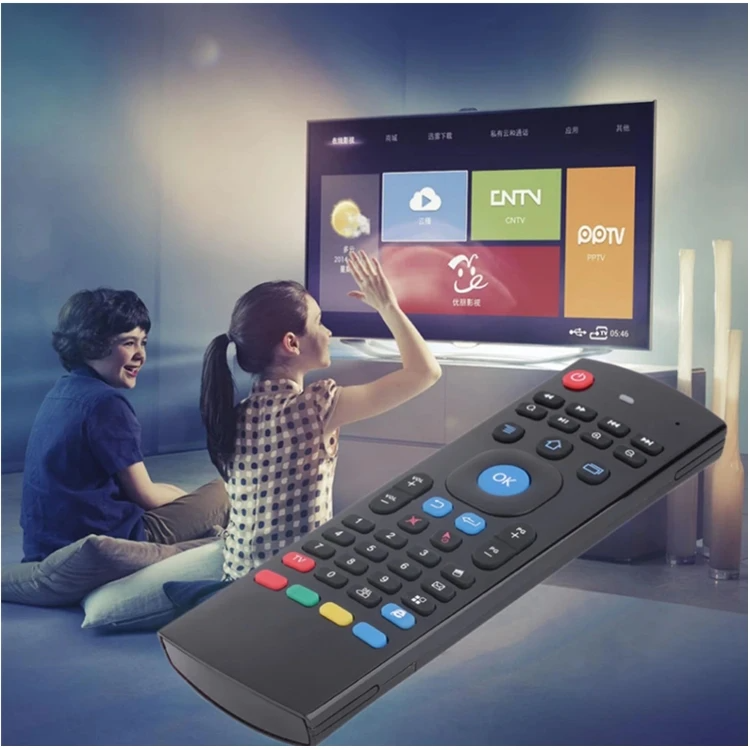 ماك-تيك فأرة طائرة ذكية لاسلكية 2.4G مع لوحة مفاتيح - Mac-Tech Télécommande Intelligente Sans Fil 2.4G avec Clavier et Souris Gyroscopique