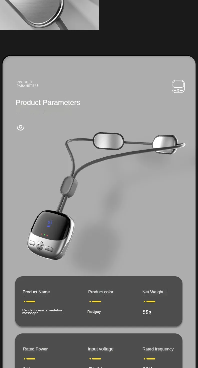 جهاز تدليك الرقبة الذكي المعلق - Masseur de Cou Suspendu Intelligent