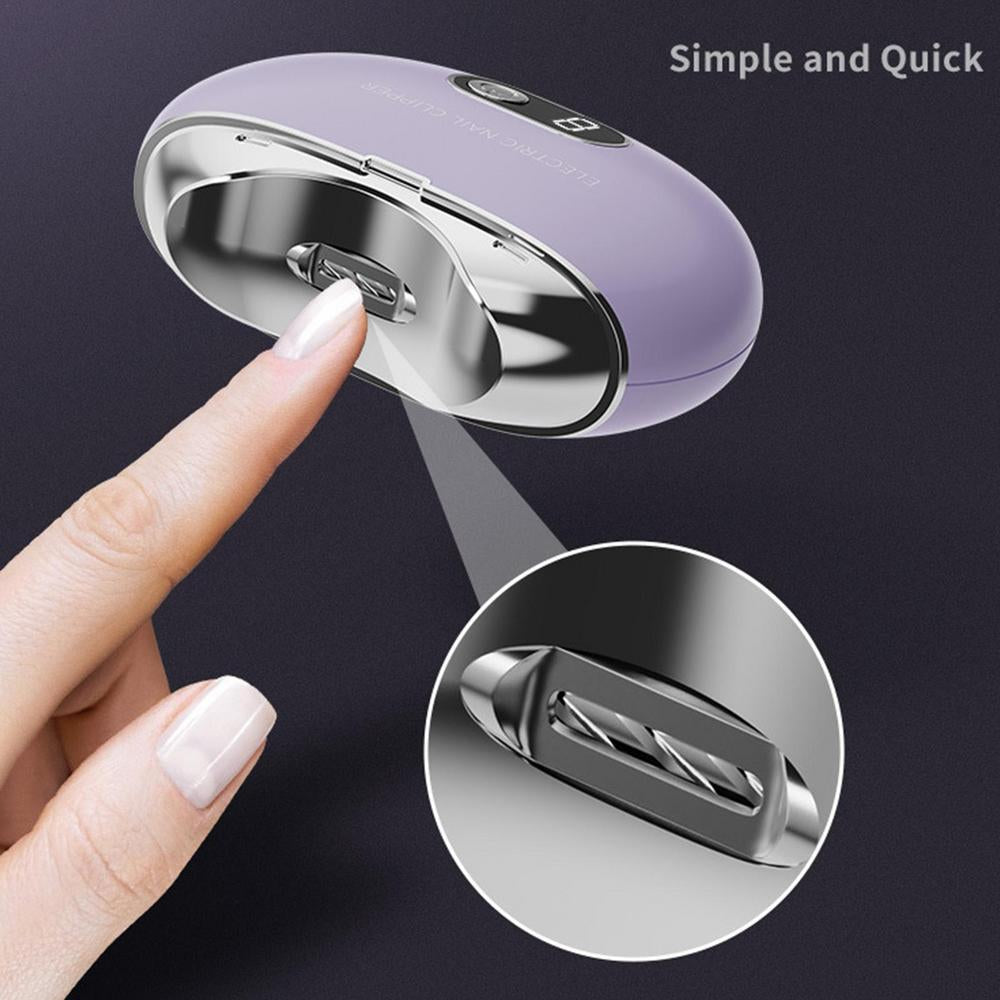 قصافة أظافر كهربائية أوتوماتيكية - مضادة للرذاذ، محمولة للجميع - Coupe-Ongles Électrique Automatique Anti-Éclaboussures Portable