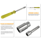 طقم مفاتيح شدات 40 قطعة 1/4 و 3/8 بوصة Aiwa - Caisse 40 Clés à Douilles Mixtes 1/4″ et 3/8″ Aiwa