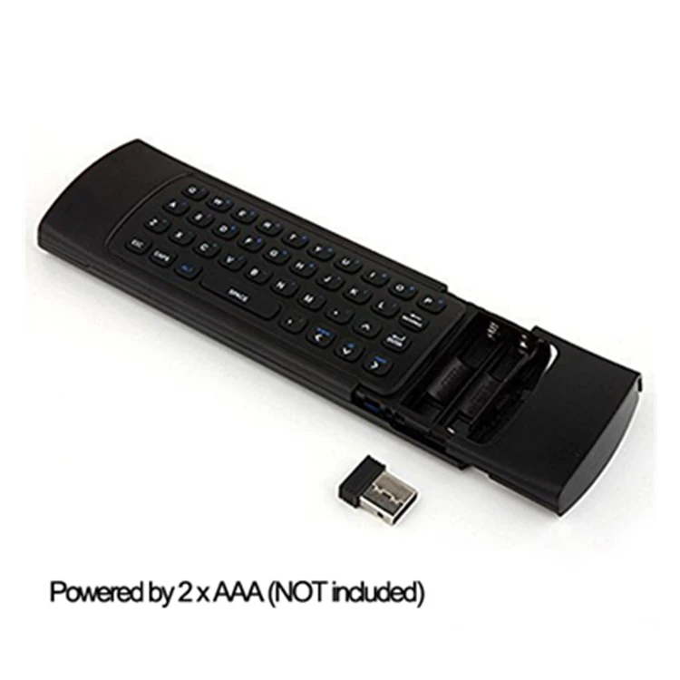 ماك-تيك فأرة طائرة ذكية لاسلكية 2.4G مع لوحة مفاتيح - Mac-Tech Télécommande Intelligente Sans Fil 2.4G avec Clavier et Souris Gyroscopique