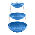 وعاء تقديم قابل للطي 3 مستويات للحلويات والمقبلات - Bol de Service Pliable 3 Niveaux Torsadé pour Apéritifs & Bonbons