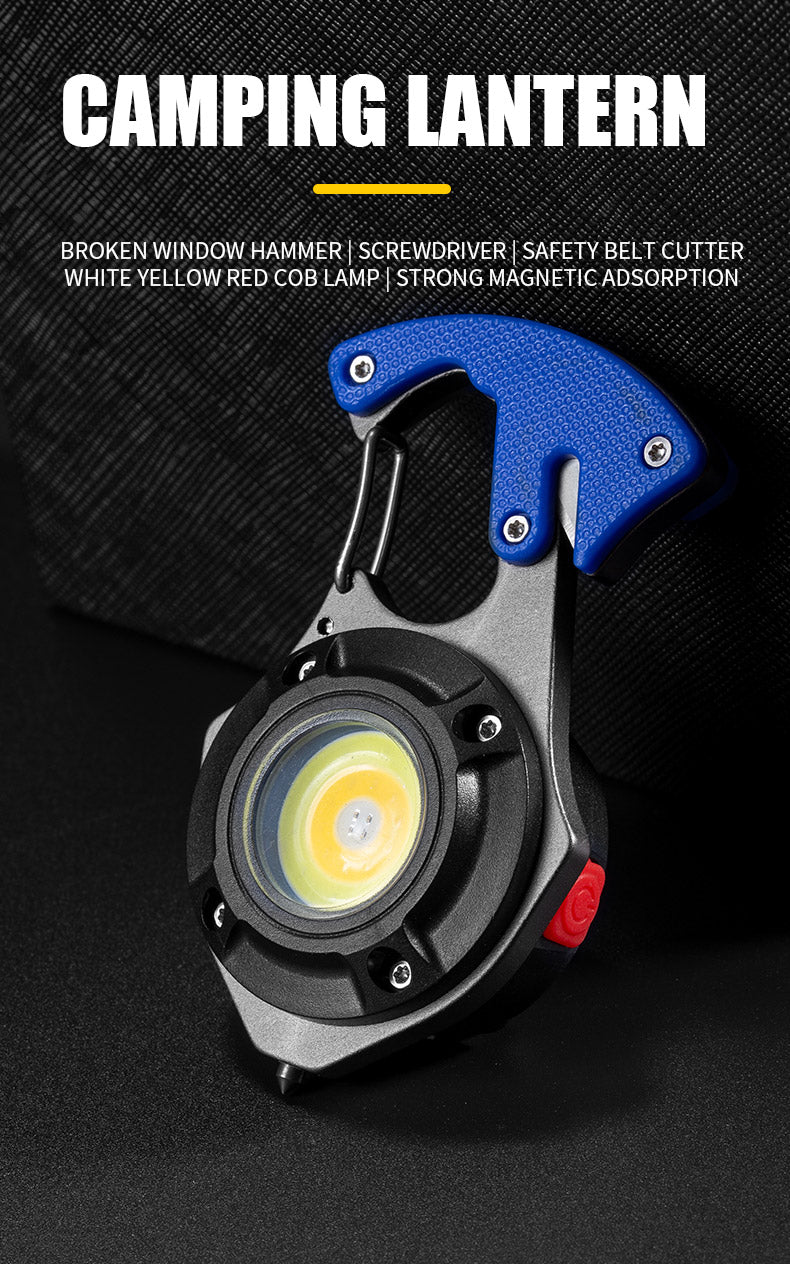 مصباح يدوي LED متعدد الوظائف مقاوم للماء قابل لإعادة الشحن | Quickdz Shop - Lampe de Poche LED Multifonctionnelle Étanche Rechargeable | Quickdz Shop