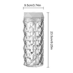 مصباح كريستال مرطب جو وموزع عطر USB 900 مل - Lampe Cristal Humidificateur & Diffuseur d'Arôme USB 900ml