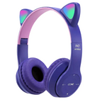 سماعات بلوتوث أذن قطة P47M لاسلكية LED مضيئة - Casque Bluetooth Sans Fil P47M Oreilles de Chat LED Lumineuses