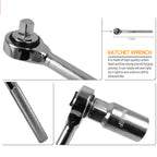 طقم مفاتيح شدات 40 قطعة 1/4 و 3/8 بوصة Aiwa - Caisse 40 Clés à Douilles Mixtes 1/4″ et 3/8″ Aiwa