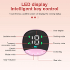 Tire-lait Électrique Intégré Mains Libres pour Allaitement, 4 Modes et 12 Réglables, Faible Bruit MY-374