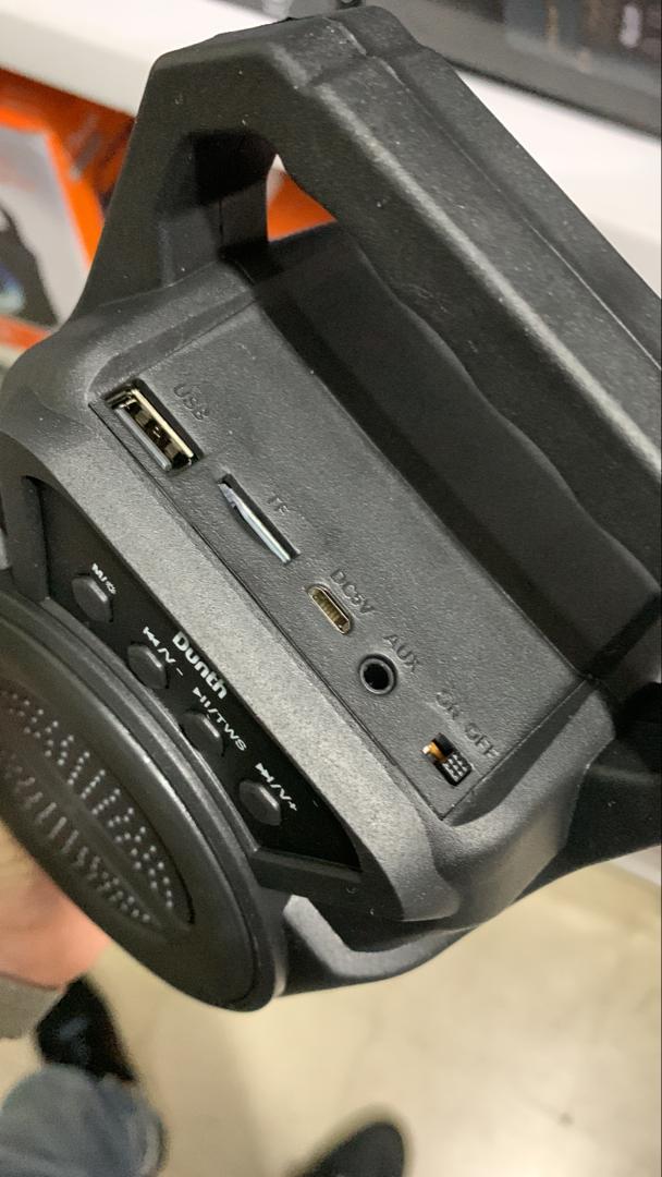 Ampli haut parleur sans fil à batterie rechargeable, Bluetooth 1800W DUNTH DU-SP123