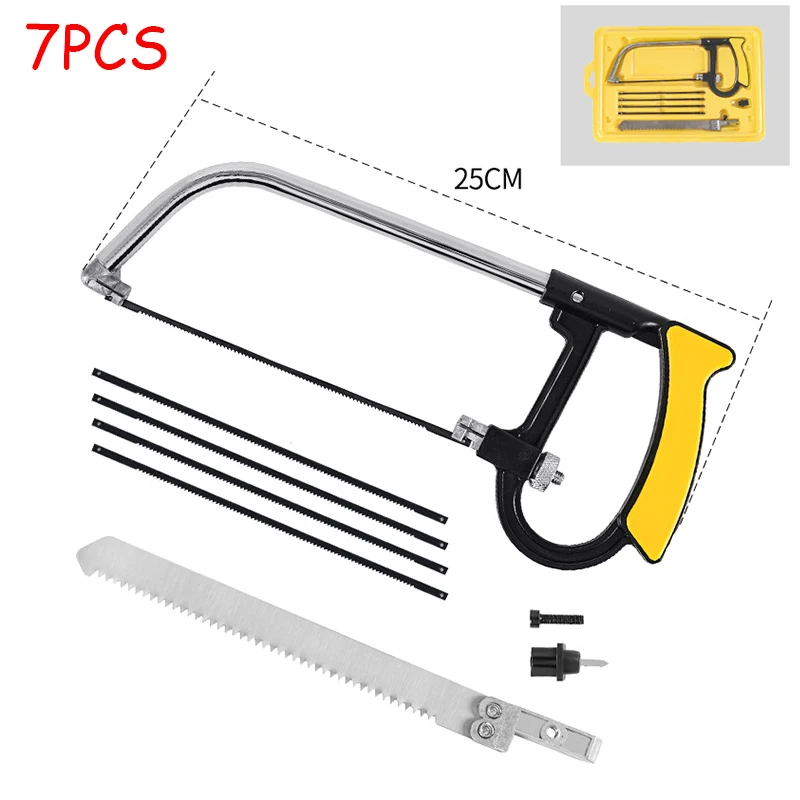 Scie à Arc Scie Manuelle Réglable Professionnelle Pvc Bois Fer 3 Fonctions De Réglage