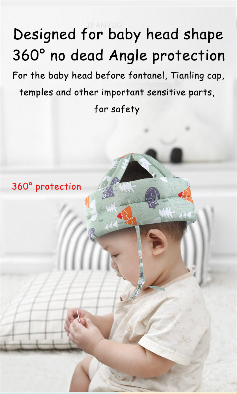 خوذة أمان 360° للأطفال (6-24 شهر) - متعدد الألوان - Casque de Sécurité Bébé 360° Anti-Choc (6-24 Mois) - Multicolore