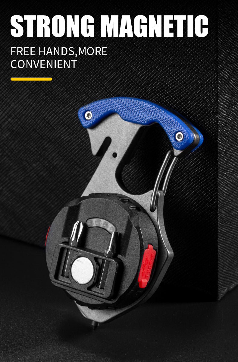 مصباح يدوي LED متعدد الوظائف مقاوم للماء قابل لإعادة الشحن | Quickdz Shop - Lampe de Poche LED Multifonctionnelle Étanche Rechargeable | Quickdz Shop