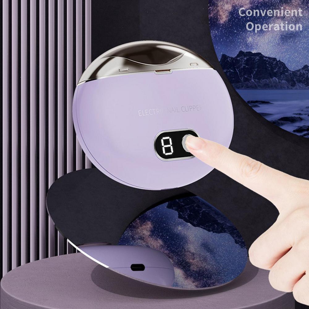 قصافة أظافر كهربائية أوتوماتيكية - مضادة للرذاذ، محمولة للجميع - Coupe-Ongles Électrique Automatique Anti-Éclaboussures Portable