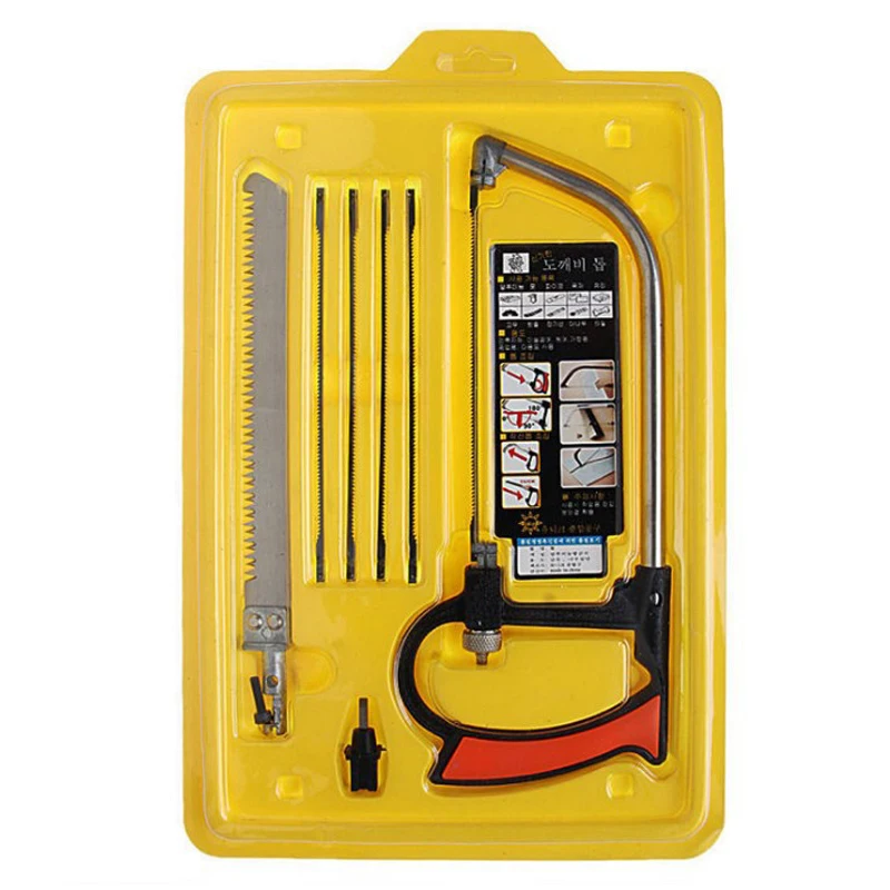 Scie à Arc Scie Manuelle Réglable Professionnelle Pvc Bois Fer 3 Fonctions De Réglage