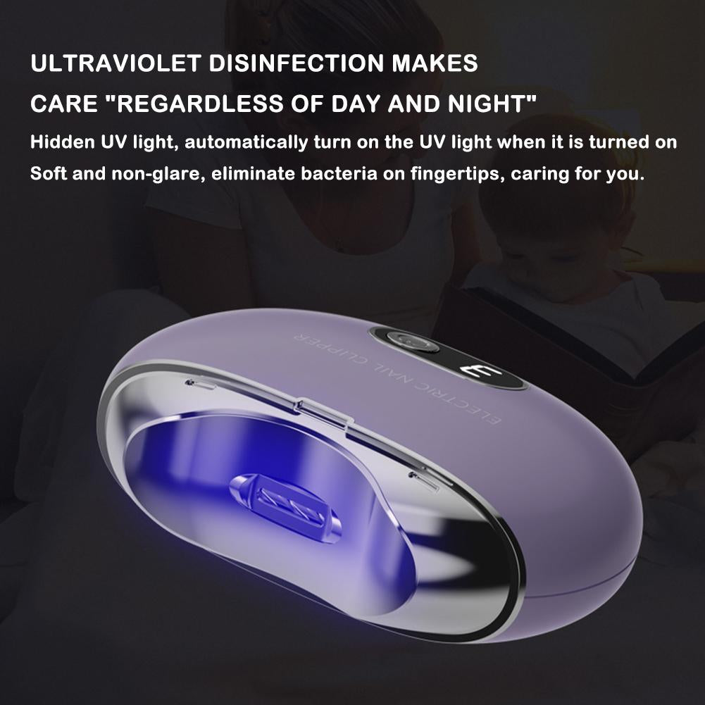 قصافة أظافر كهربائية أوتوماتيكية - مضادة للرذاذ، محمولة للجميع - Coupe-Ongles Électrique Automatique Anti-Éclaboussures Portable