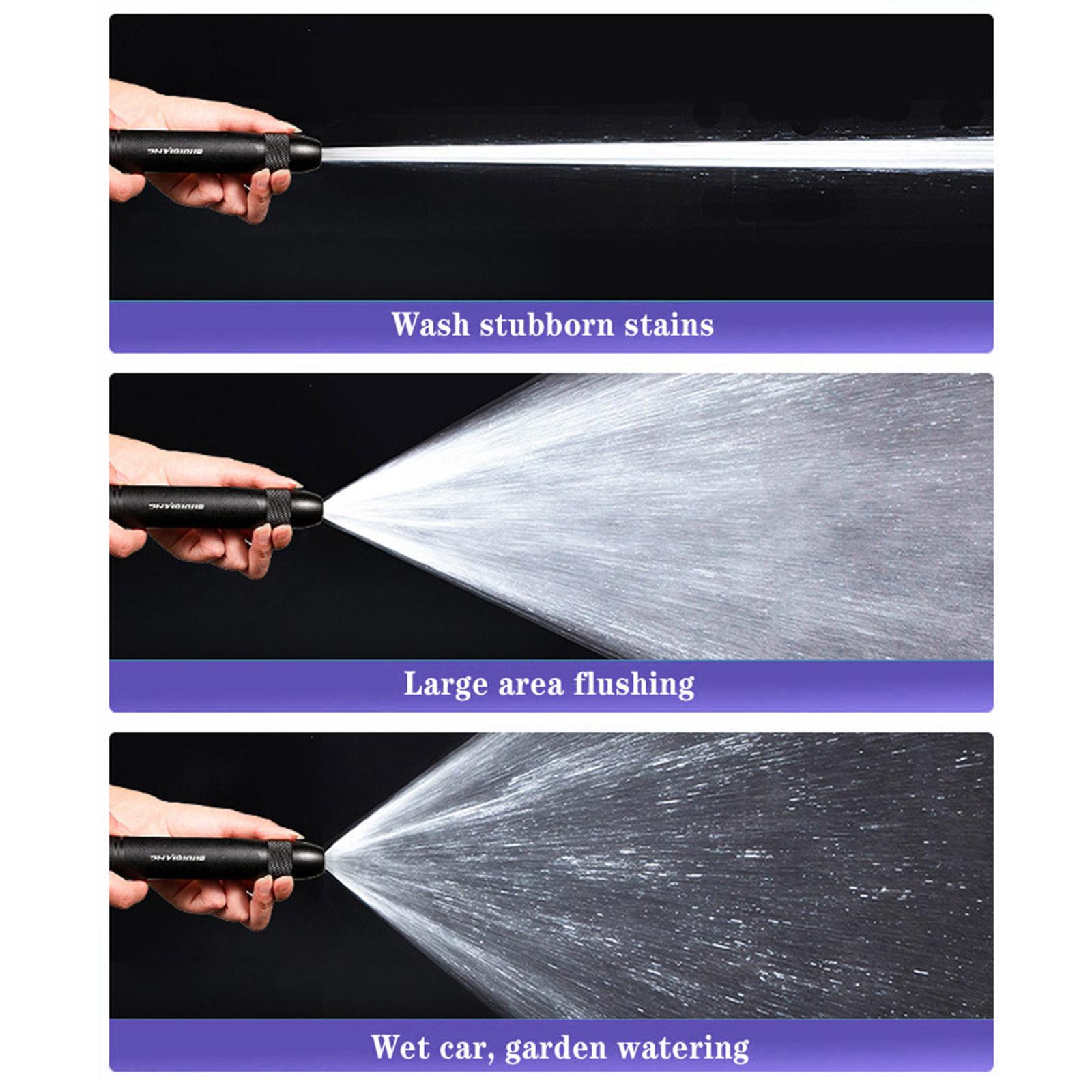 رشاش ماء عالي الضغط 3 أنماط | تنظيف سيارة حديقة منزل - Pistolet à Eau Haute Pression Portable 3 Modes | Nettoyage Voiture Jardin