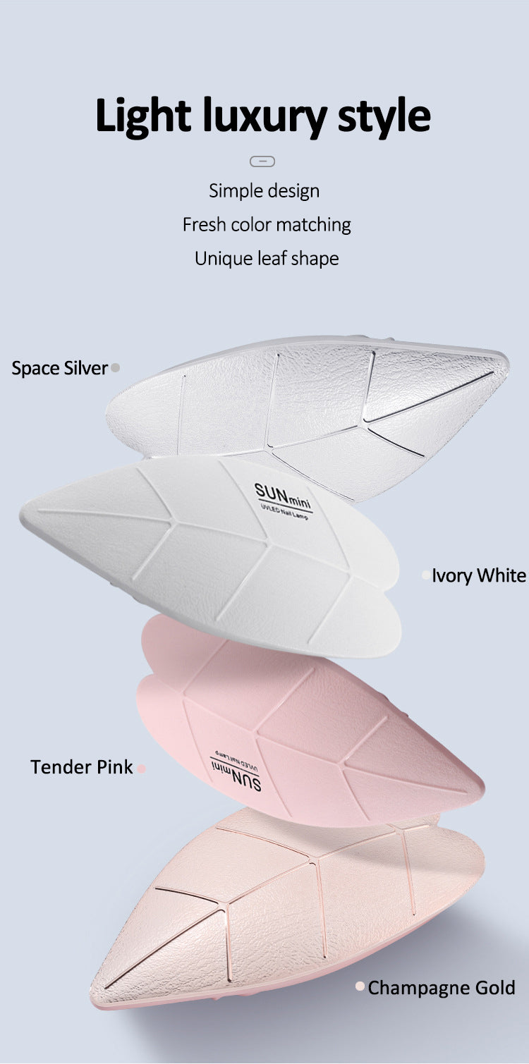 مجفف أظافر LED UV صغير قابل للطي 6W USB للمانيكير - Mini Lampe LED UV Pliable 6W USB pour Séchage Ongles Manucure