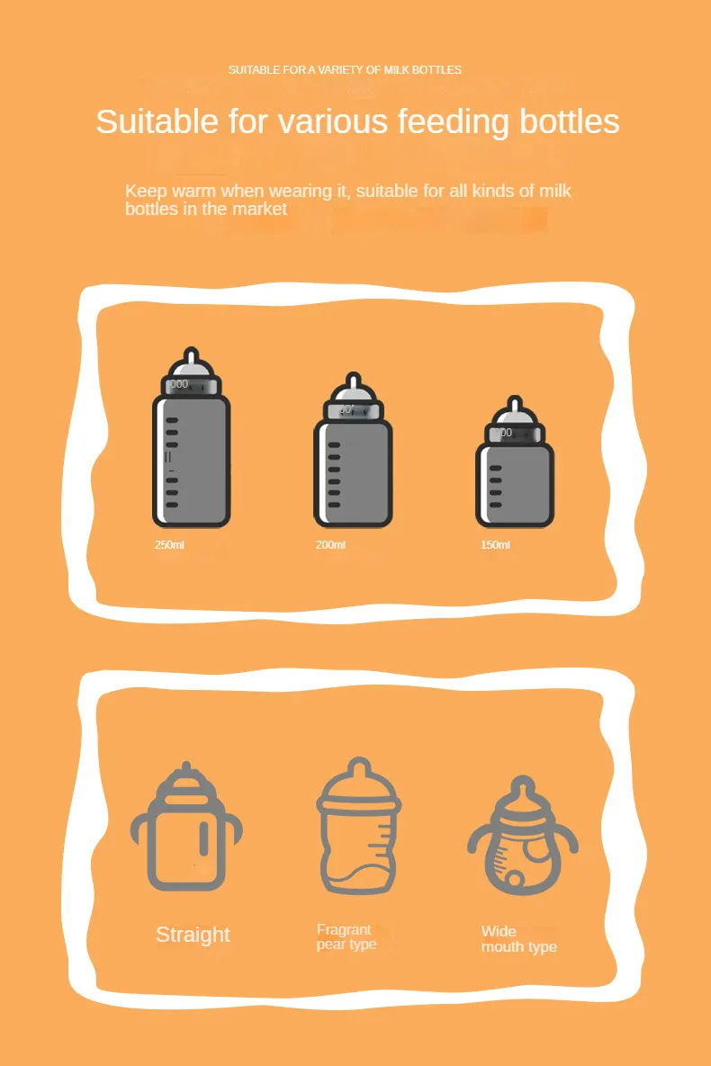 سخان زجاجات الأطفال المحمول USB | 3 مستويات حرارة | Quickdz Shop - Chauffe-biberon Portable USB Bébé | 3 Températures | Quickdz Shop