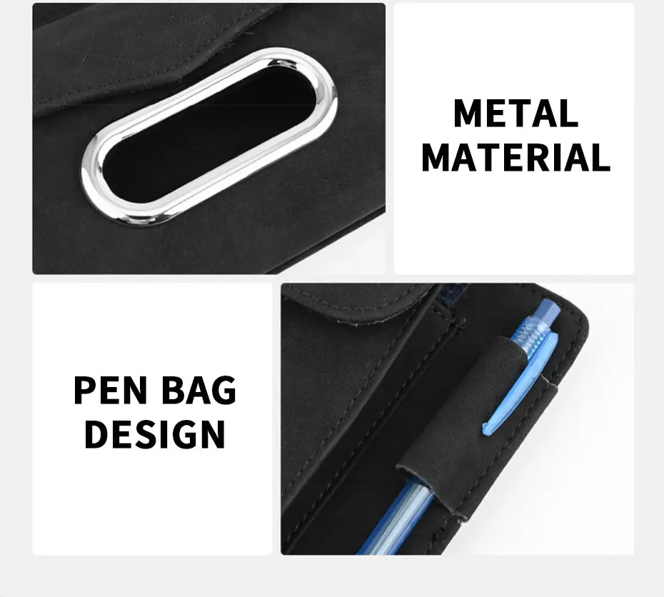 منظم حاجب شمس السيارة متعدد الوظائف من Quickdz Shop - Organisateur Pare-Soleil Voiture Universel Quickdz Shop avec Étui à Lunettes