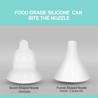 شفاطة الأنف الكهربائية للطفل 2 أحجام - Mouche Nez Aspirateur Nasal Électrique Bébé 2 Embouts