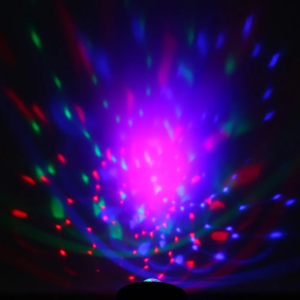 جهاز عرض ليزر RGB دوار 6 في 1 مع ستروب للمسرح والديسكو - Projecteur Laser RGB Rotatif 6-en-1 Effets Stroboscope DJ Scène