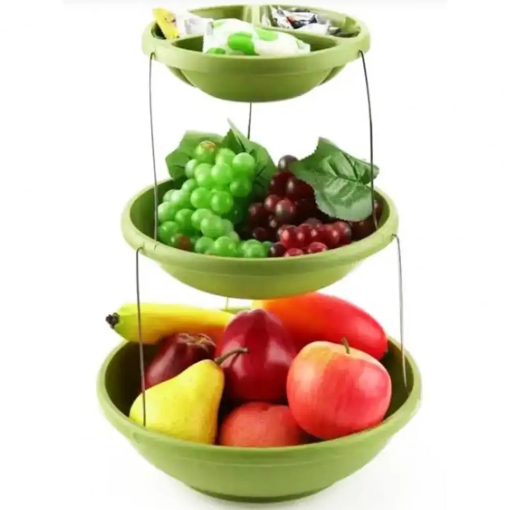 وعاء تقديم قابل للطي 3 مستويات للحلويات والمقبلات - Bol de Service Pliable 3 Niveaux Torsadé pour Apéritifs & Bonbons