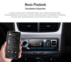 راديو سيارة 1DIN بلوتوث مع حامل هاتف مدمج FM/SD/TF/2USB 12V - Autoradio 1DIN Bluetooth avec Support Téléphone Intégré FM/SD/TF/2USB 12V