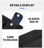 منظم حاجب شمس السيارة متعدد الوظائف من Quickdz Shop - Organisateur Pare-Soleil Voiture Universel Quickdz Shop avec Étui à Lunettes