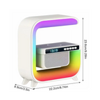 منبه ذكي RGB مع شاحن لاسلكي ومكبر صوت بلوتوث 5.0 - XM-G3 - Réveil Intelligent RGB avec Chargeur Sans Fil et Haut-parleur Bluetooth 5.0 - XM-G3