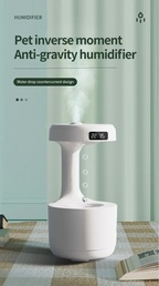 مرطب هواء مضاد للجاذبية 800 مل مع تأثير قطرات الماء - Humidificateur d'Air Anti-Gravité 800ml Effet Gouttes d'Eau