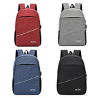 حقيبة ظهر لابتوب عصرية بمنفذ USB للشحن - نايلون عالي الجودة - Sac à dos USB Moderne pour Ordinateur Portable - Nylon Qualité