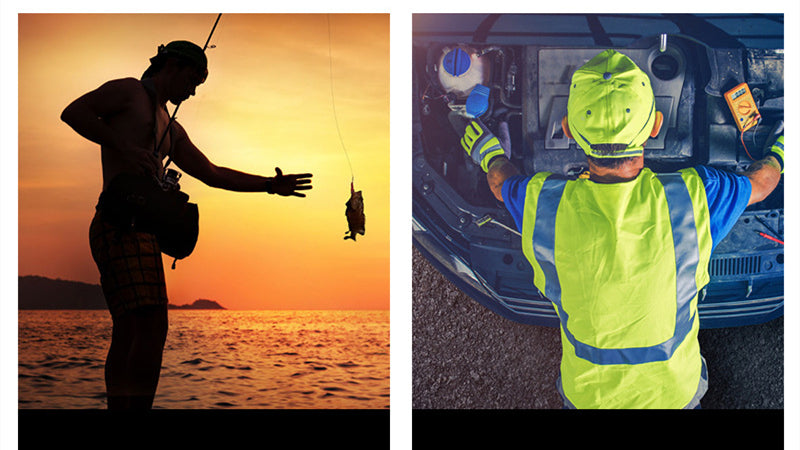 قفاز مصباح يدوي GloveLite مضيء للعمل الليلي والإصلاحات - Gant Lumineux GloveLite Lampe Torche pour Travail Précis