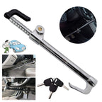 Serrure antivol Standard de frein et volant rétractable double crochet En Acier Inoxydable - قفل مضاد للسرقة فرامل وعجلة قيادة من الفولاذ المقاوم للصدأ