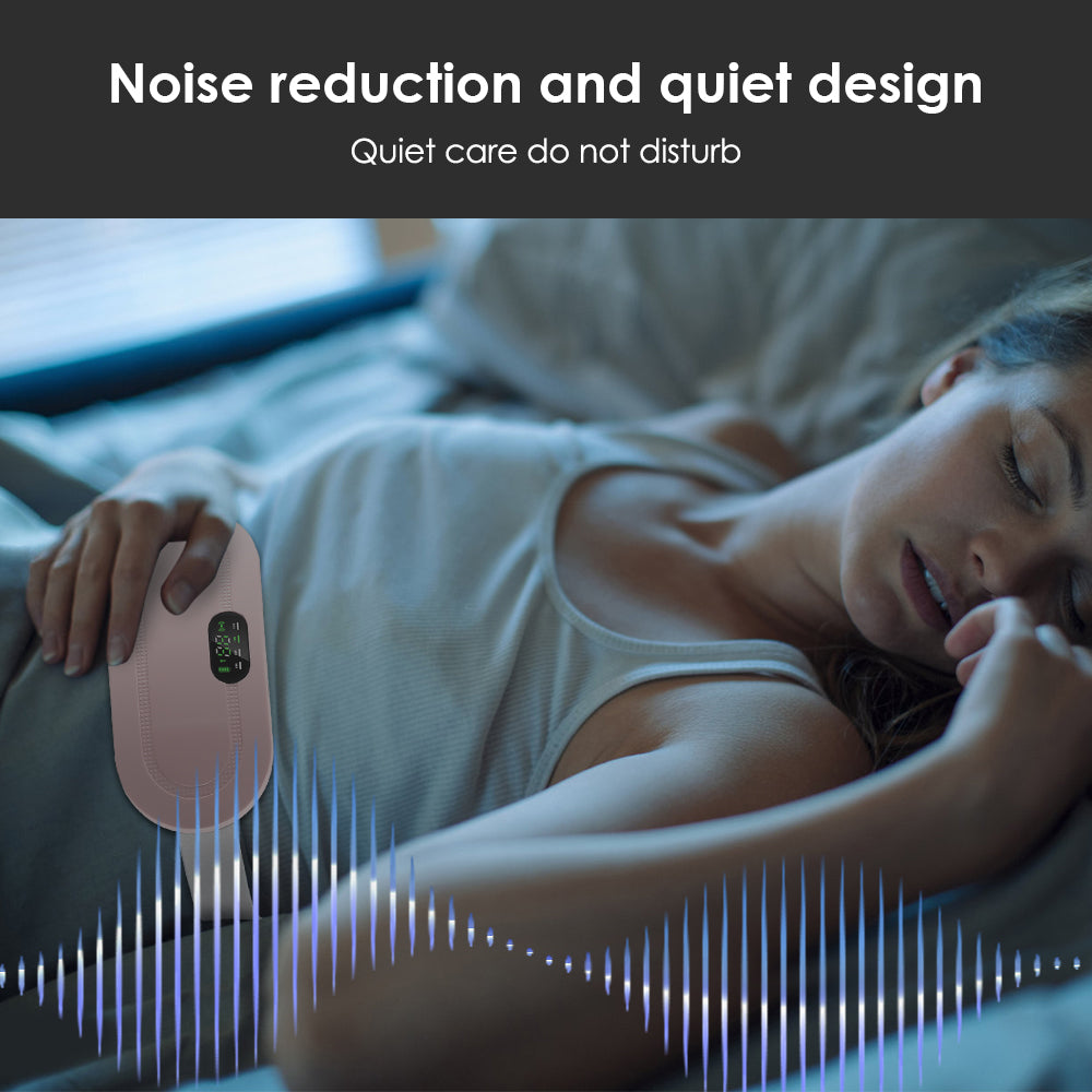 حزام تدفئة ومساج للدورة الشهرية | تسكين آلام البطن والخصر - Coussin Chauffant Menstruel Portable | Soulagement Douleur Abdominale