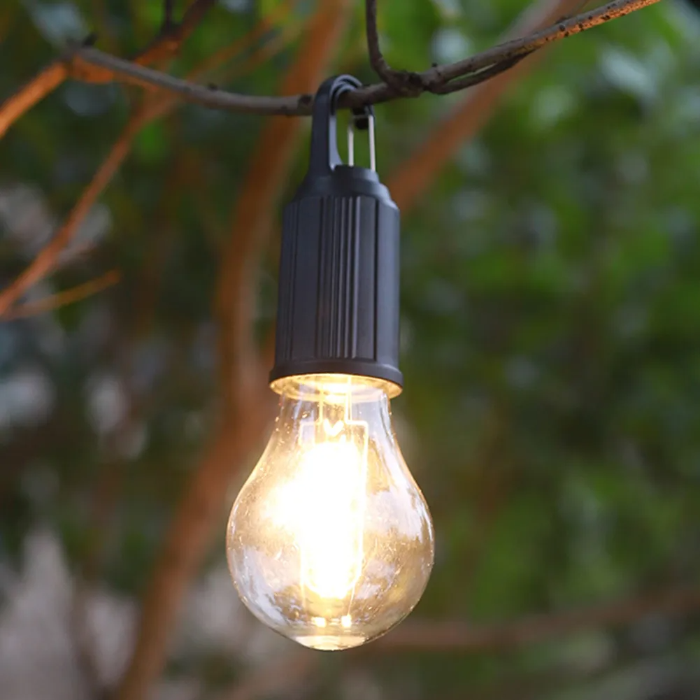 مصباح تخييم LED محمول Quickdz Shop، قابل لإعادة الشحن، مقاوم للماء، 3 أوضاع إضاءة T01 - Lampe de Camping LED Portable Quickdz Shop Rechargeable Étanche 3 Modes T01