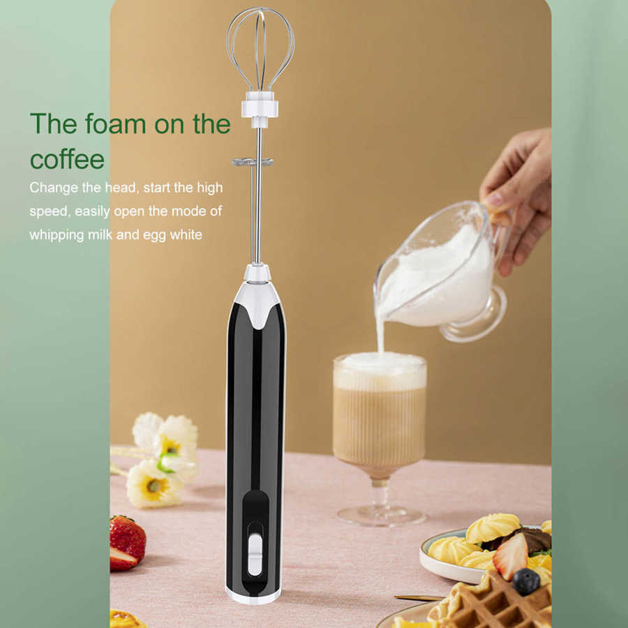 خلاط كهربائي USB قابل للشحن 3 سرعات - Mélangeur Électrique USB Rechargeable 3 Vitesses