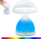 Lampe de chevet LED à capteur tactile Champignon à intensité variable RGB