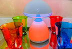 Lampe de chevet LED à capteur tactile Champignon à intensité variable RGB
