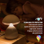 Lampe de chevet LED à capteur tactile Champignon à intensité variable RGB