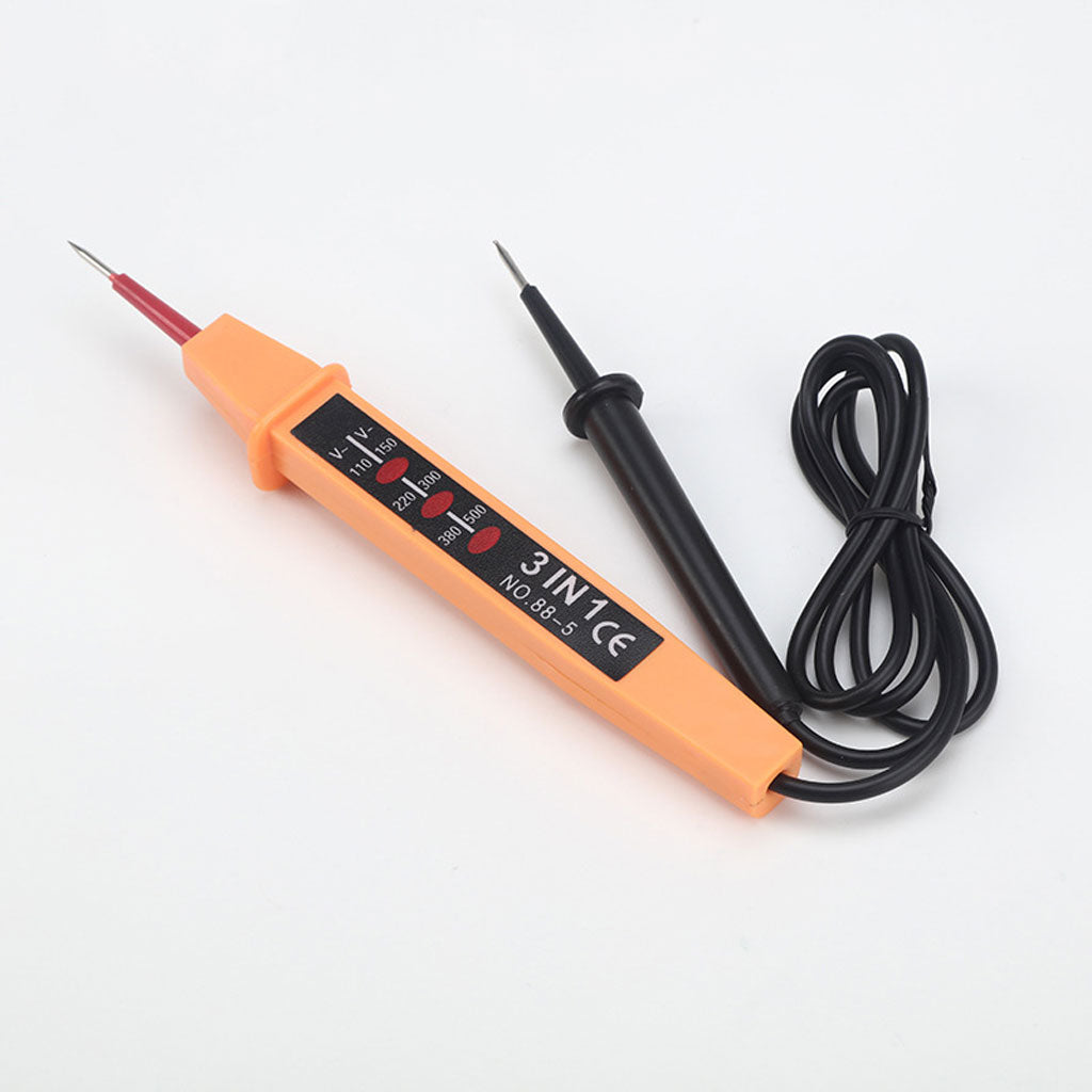 قلم اختبار جهد كهربائي 3 في 1 مع سلك - Stylo Testeur de Tension Électrique 3-en-1 avec Fil