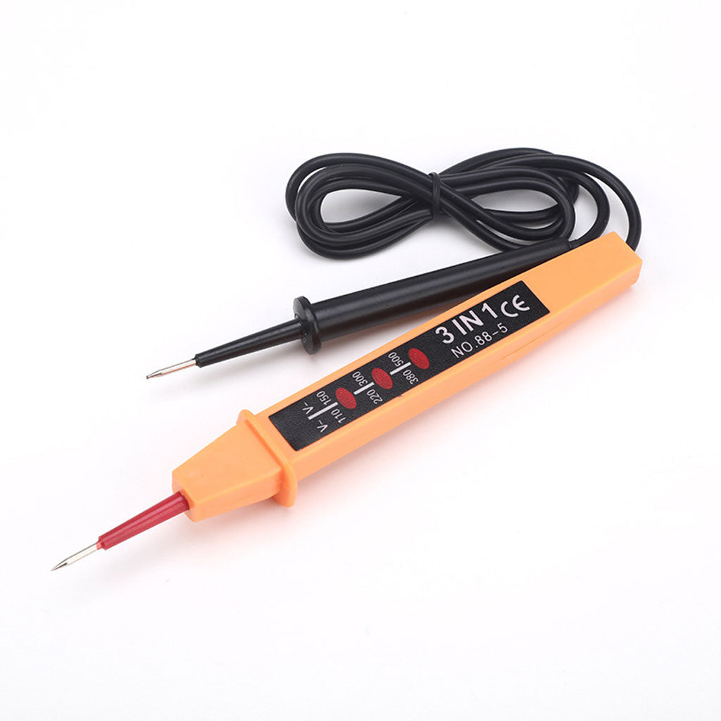 قلم اختبار جهد كهربائي 3 في 1 مع سلك - Stylo Testeur de Tension Électrique 3-en-1 avec Fil