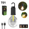 مصباح تخييم LED محمول Quickdz Shop، قابل لإعادة الشحن، مقاوم للماء، 3 أوضاع إضاءة T01 - Lampe de Camping LED Portable Quickdz Shop Rechargeable Étanche 3 Modes T01