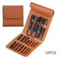طقم قص أظافر احترافي 12 قطعة من الفولاذ المقاوم للصدأ - Ensemble Coupe-Ongles Professionnel 12 Pcs en Acier Inoxydable