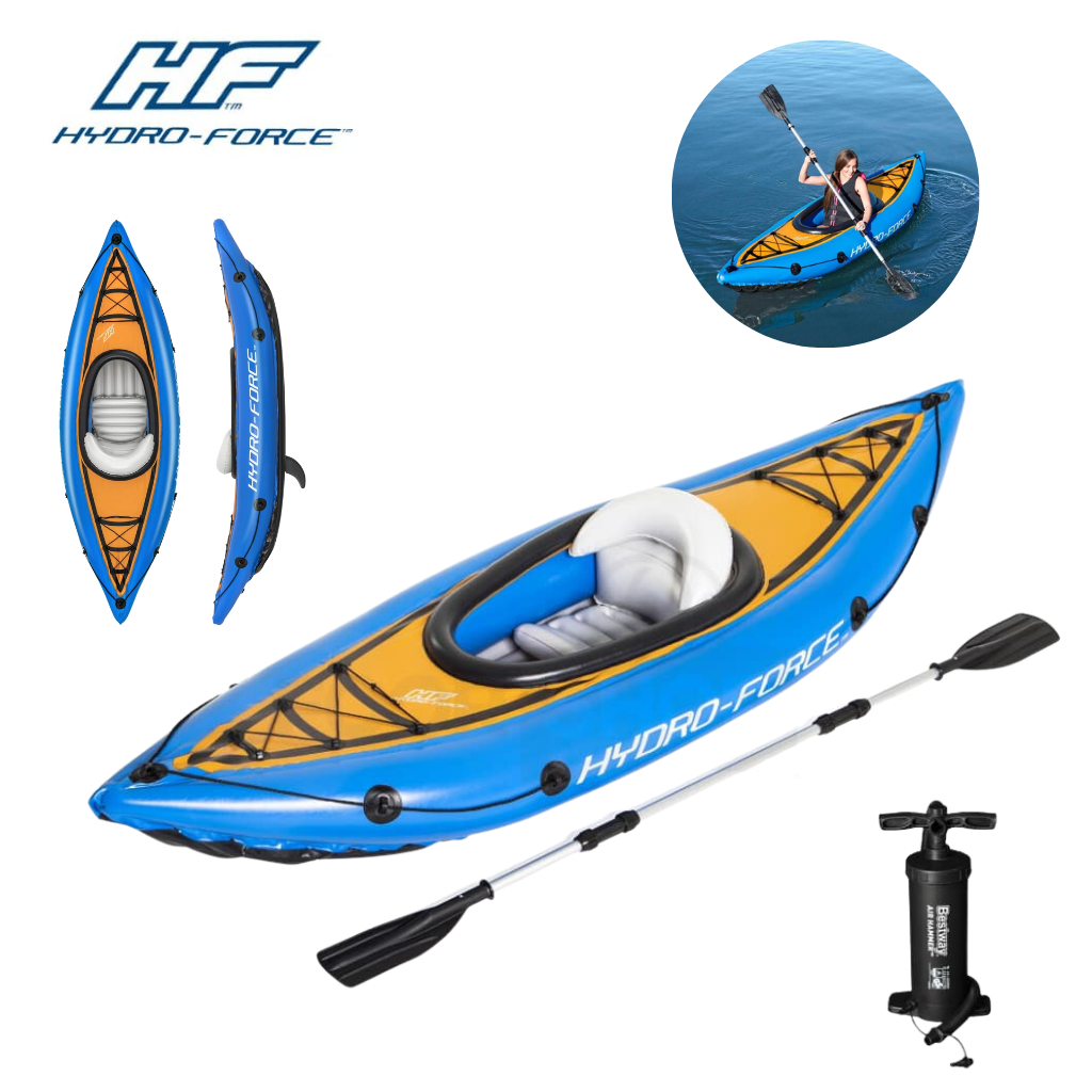 كاياك هوائي Hydro-Force Cove Champion Bestway 65115 - 275x81 سم - Kayak Gonflable Hydro-Force Cove Champion Bestway 65115 - 275x81 cm