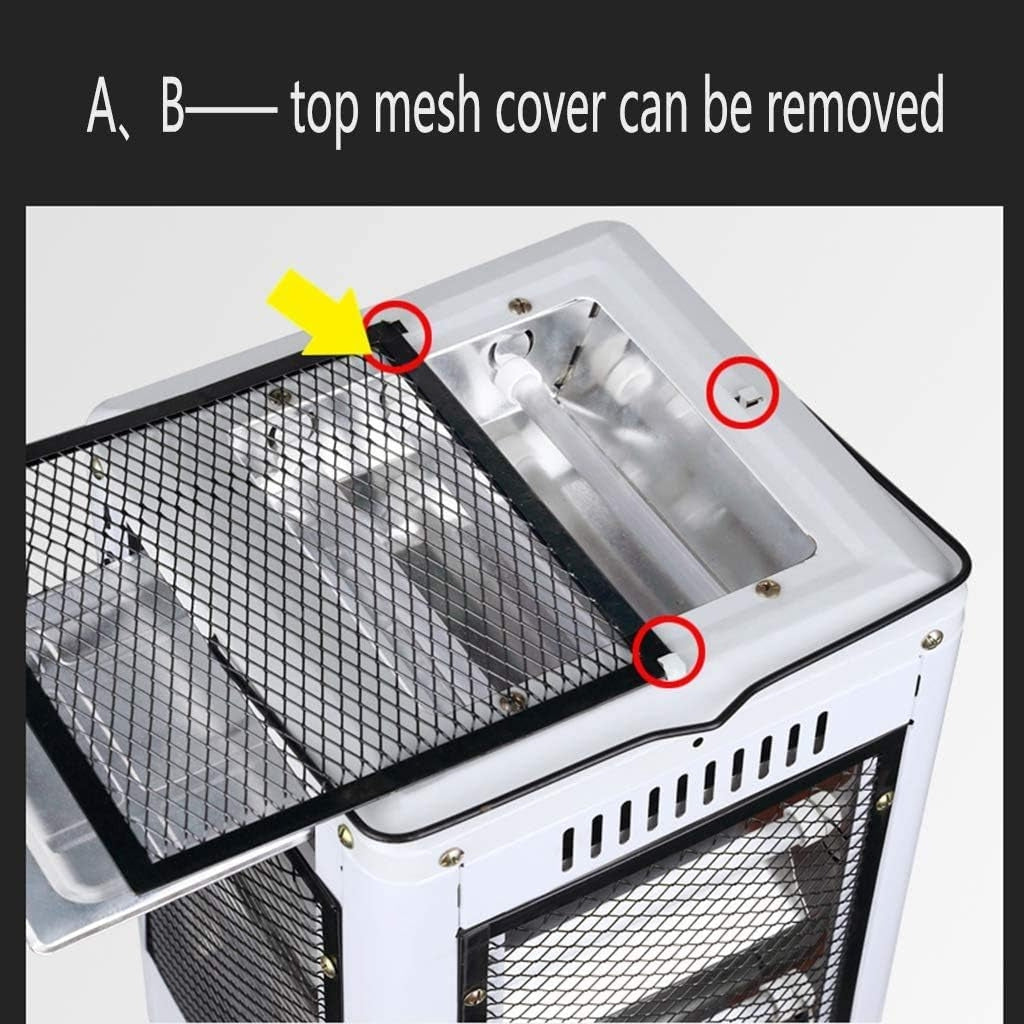 دفاية كهربائية وشواية 360° اقتصادية 2000W - 5 جوانب - Chauffage Électrique & Gril 360° Éco 2000W - 5 Façades