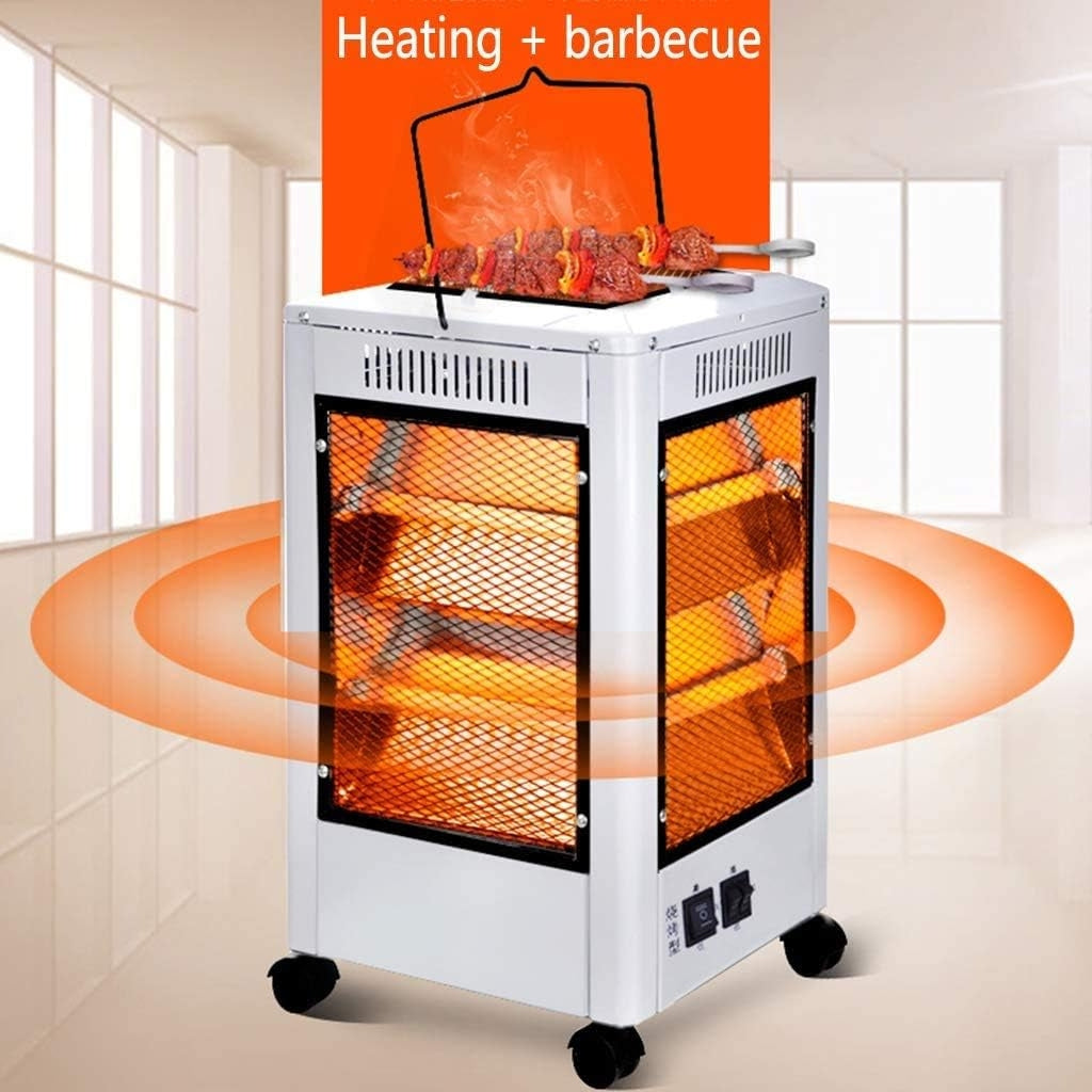 دفاية كهربائية وشواية 360° اقتصادية 2000W - 5 جوانب - Chauffage Électrique & Gril 360° Éco 2000W - 5 Façades